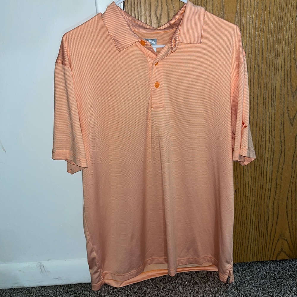 Callaway Men's Orange Polo Shirt